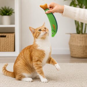 Catnip Infused Plush Mouse Toy